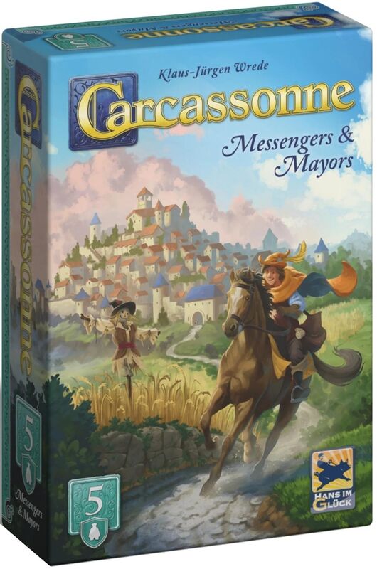 Carcassonne  Expansion 5 Messenger and Mayor 2025 Redesign