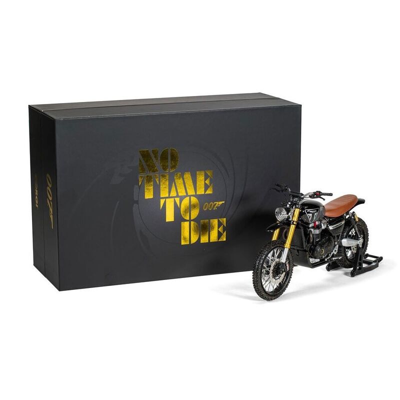Corgi  Truimph Scrambler 1200XE  No Time to Die Norway