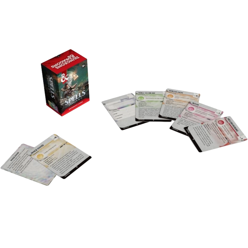 DND Reference Cards Spells Levels 0andndash1 DND Reference Cards Spells Levels 0andndash1