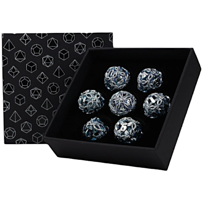 Dice - LPG RPG Set Vines Hollow Dice Set Winter