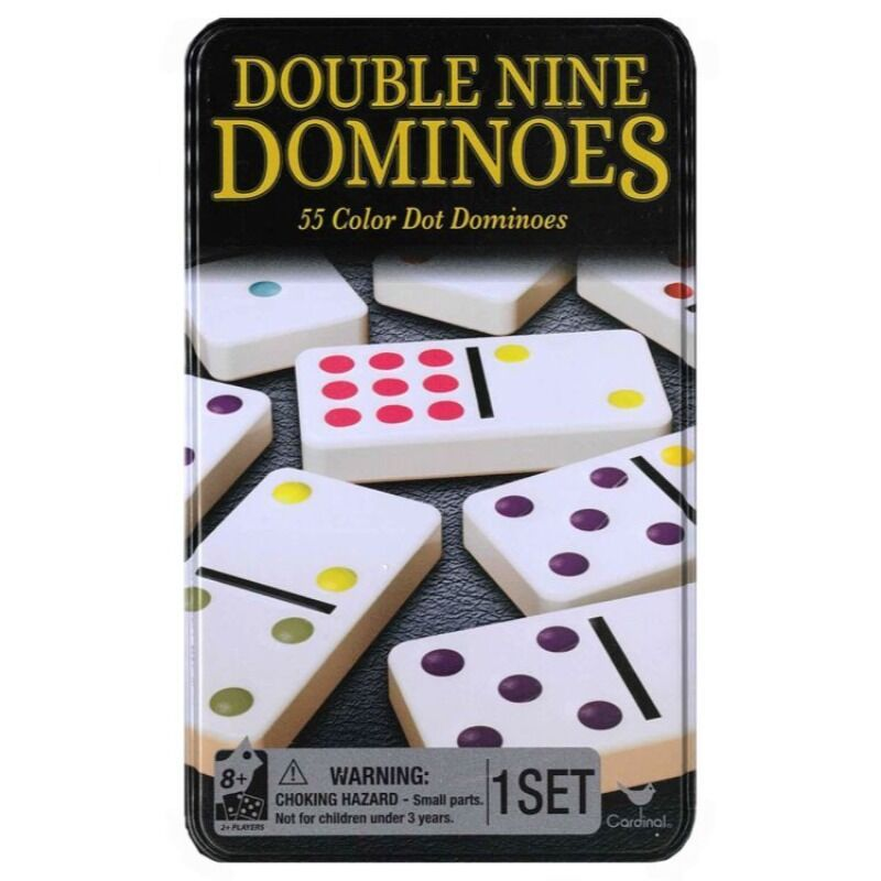 Dominoes - D9 Colour Dot Dominoes - D9 Colour Dot