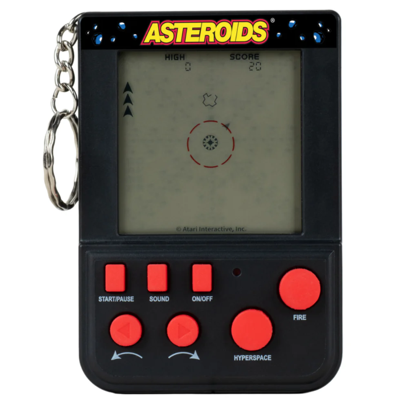Fizz Creations Asteroids Keyring Arcade Game Fizz Creations Asteroids Keyring Arcade Game
