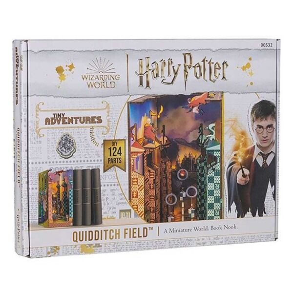 Harry Potter Hogwarts Quidditch Field 124 Scale Book Nook Model Kit Harry Potter Hogwarts Quidditch Field 124 Scale Book Nook Model Kit