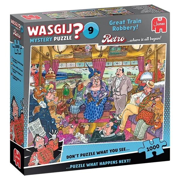 Jumbo  Wasgij Retro Mystery 9 Great Train Robbery 