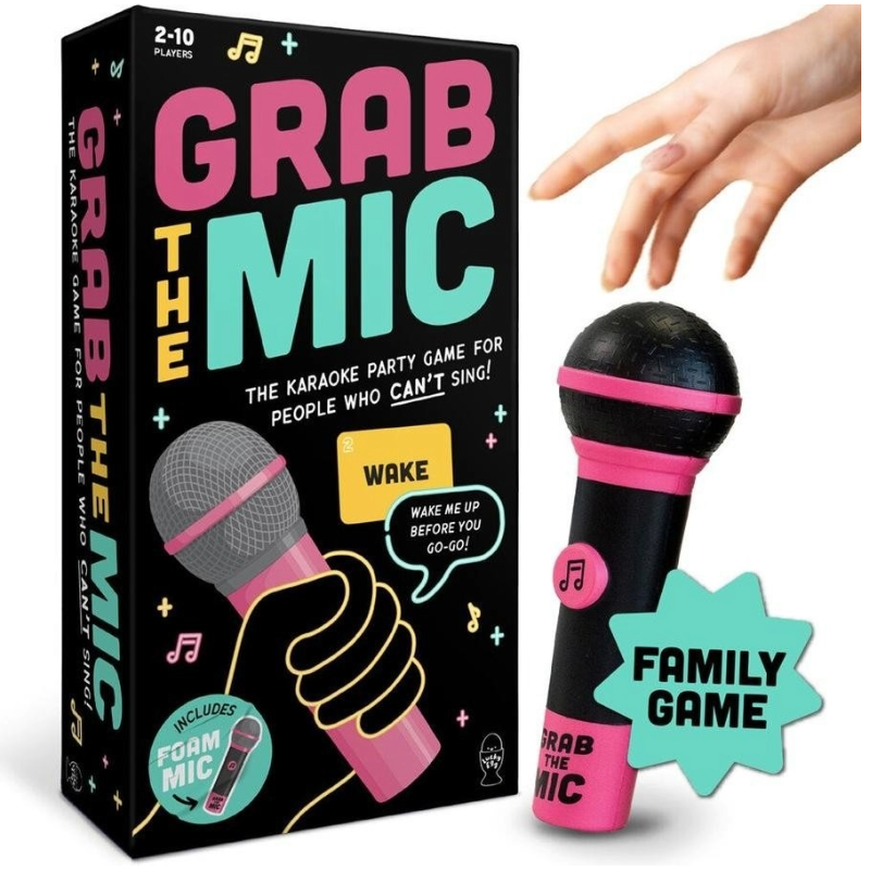 Lucky Egg Grab The Mic Music Trivia Party Board Karaoke Game