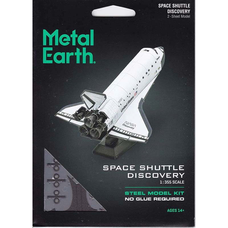 Metal Earth Space Shuttle Atlantis Coloured Metal Earth Space Shuttle Atlantis Coloured
