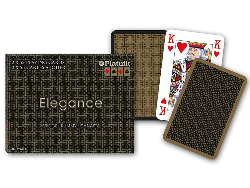 Piatnik Playing Cards  Double Elegance Piatnik Playing Cards  Double Elegance