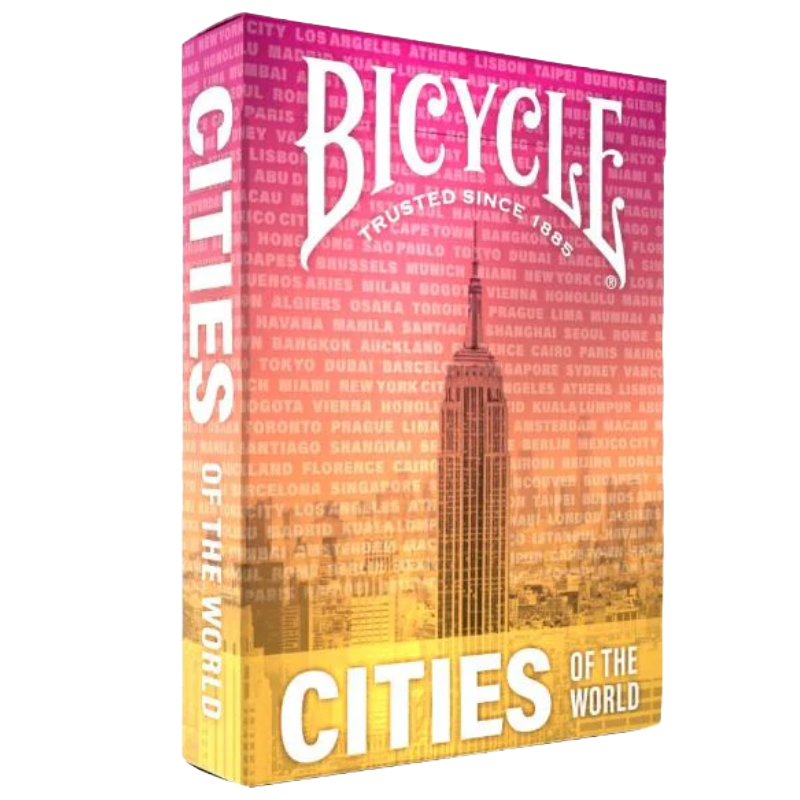 Playing Card  Single Bicycle Cities Of The World
