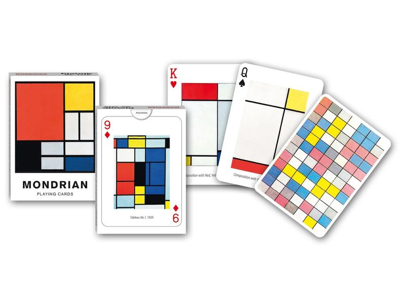 Playing Cards  Single Mondrian  Playing Cards  Single Mondrian