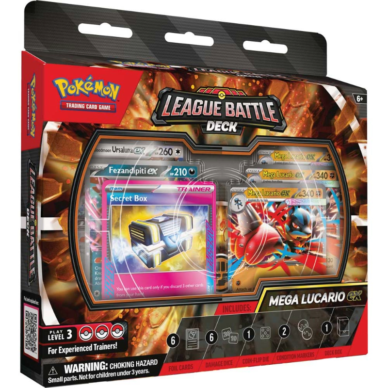 Pokemon TCG  Mega Evolution 5 Lucario EX League Battle Deck