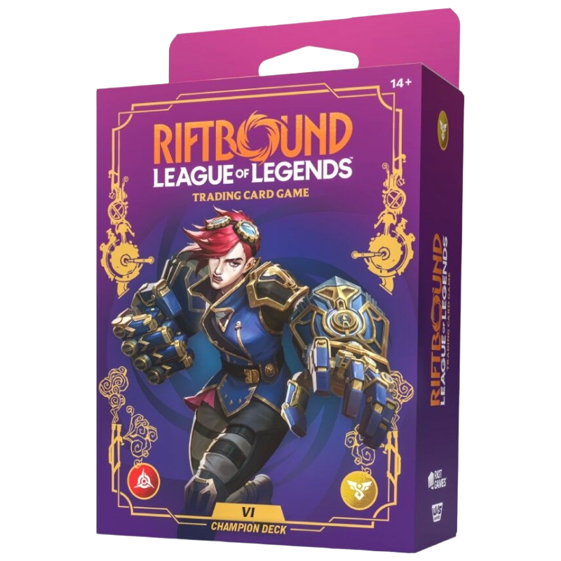 Riftbound League of Legends Champion Deck Display +ndash Unleashed Vi