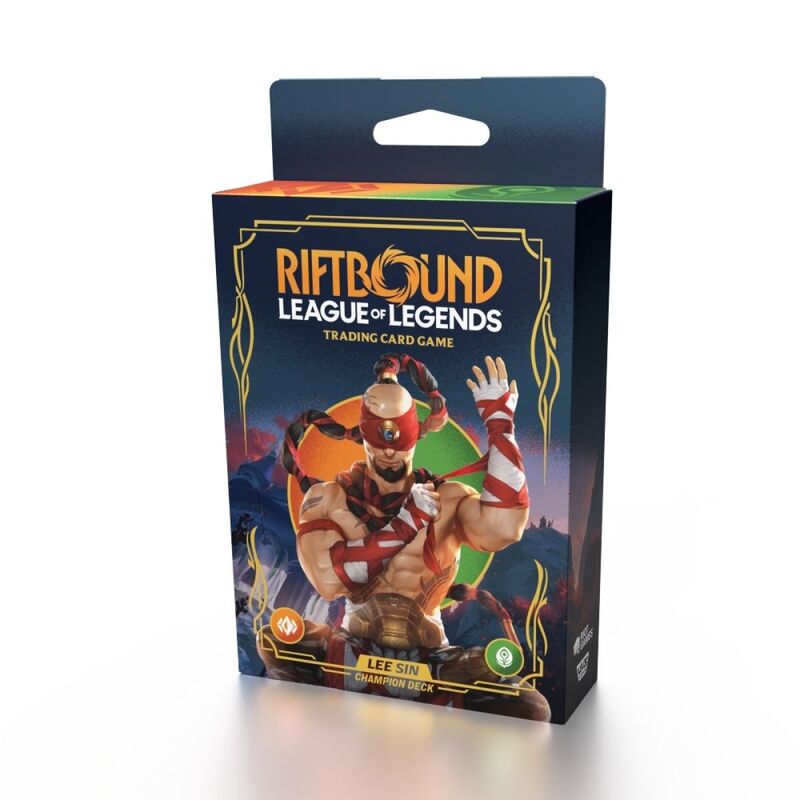 Riftbound League of Legends TCG Lee Sin Champion Deck Riftbound League of Legends TCG Lee Sin Champion Deck