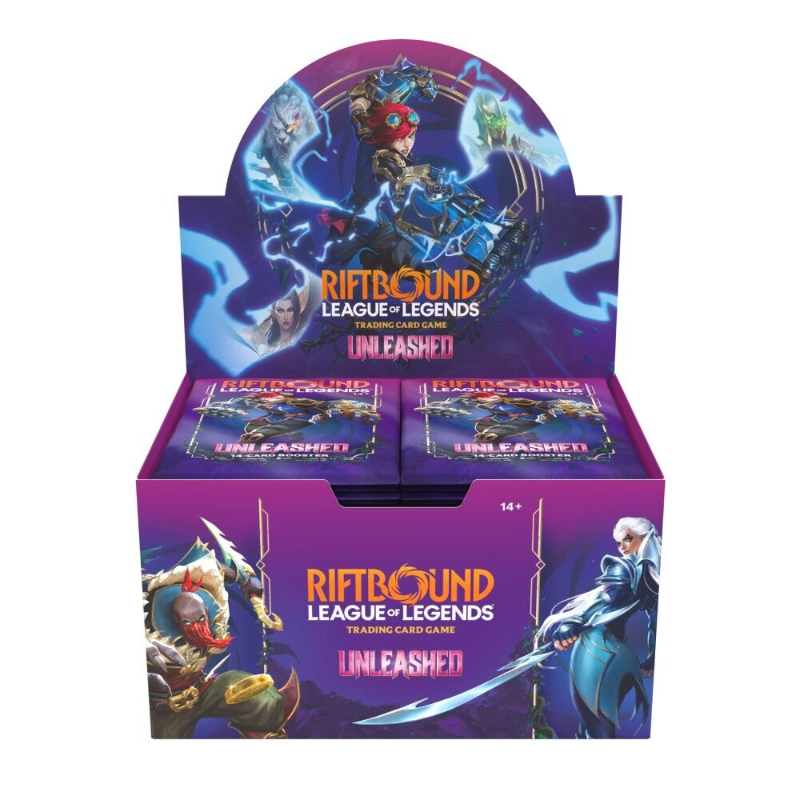 Riftbound League of Legends andndash Booster Display andndash Unleashed