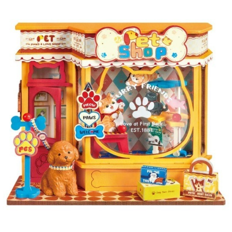 Rolife  DIY Miniature House Pawfect Pet Shop