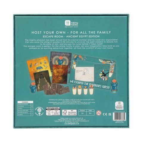 Talking Table  Host Your Own Family Escape Anccient Egypt Editon