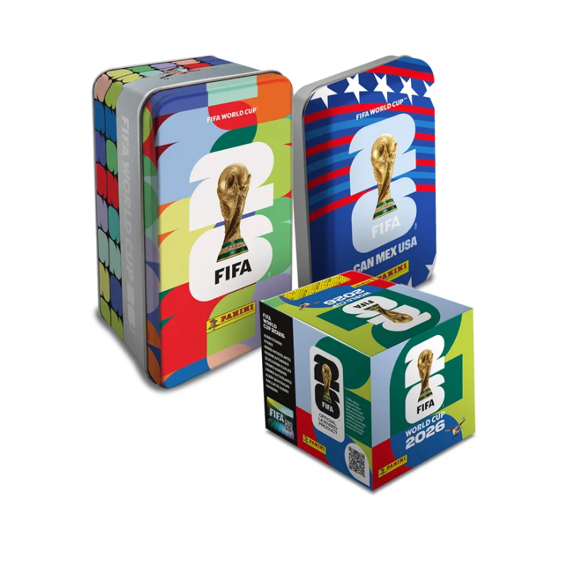 The Panini FIFA World Cup 2026andtrade official sticker collection is here  Box of 50 Packets plus a Pocket Tin and Classic Tin