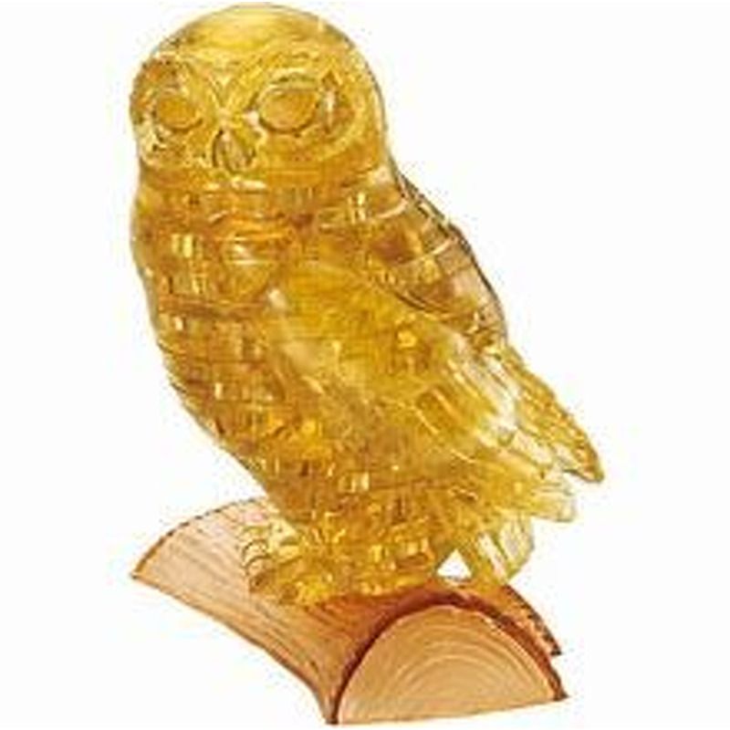 3D Crystal Puzzle  Owl Golden