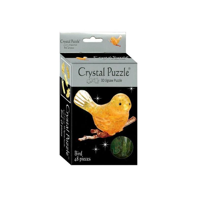 3D Crystal Puzzle  Yellow Bird