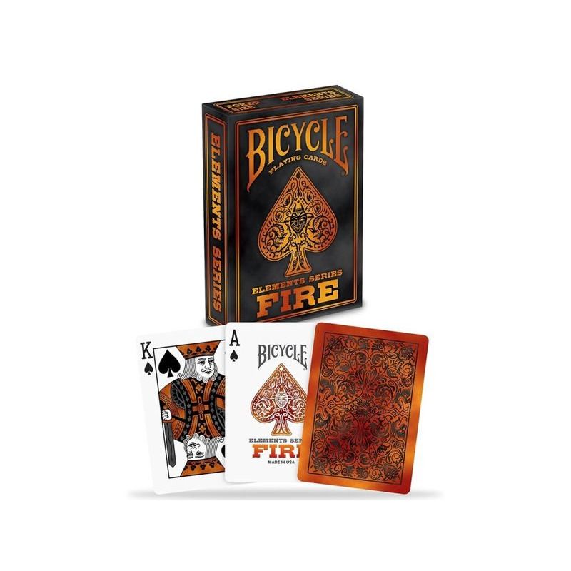 Bicycle Playing Cards Single  Elements Series Fire