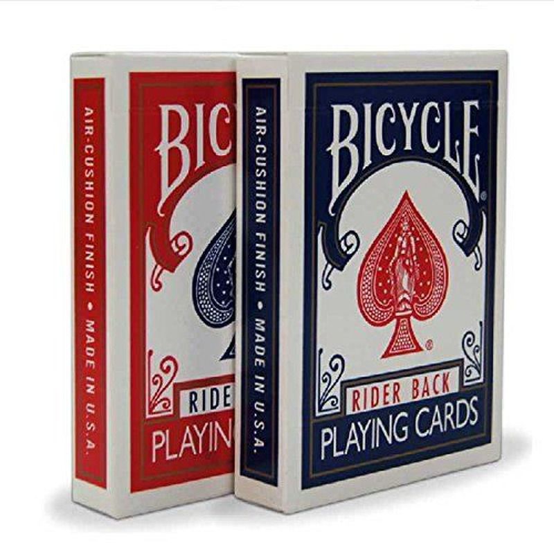 Bicycle Playing Cards Single  Rider Backs Red or Blue