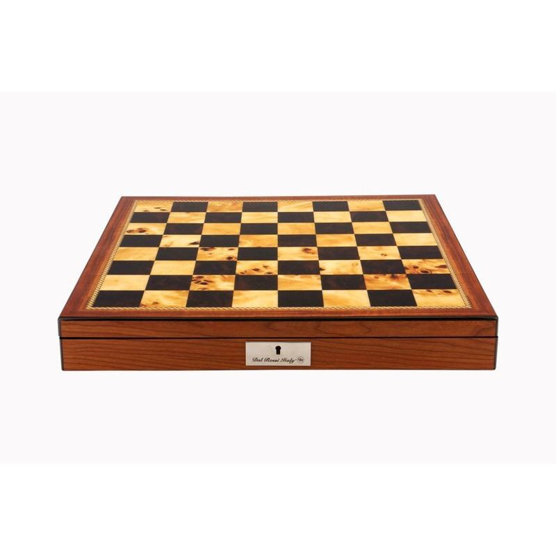 Chess Box  16andquot Dal Rossi Chess Box Walnut Finish