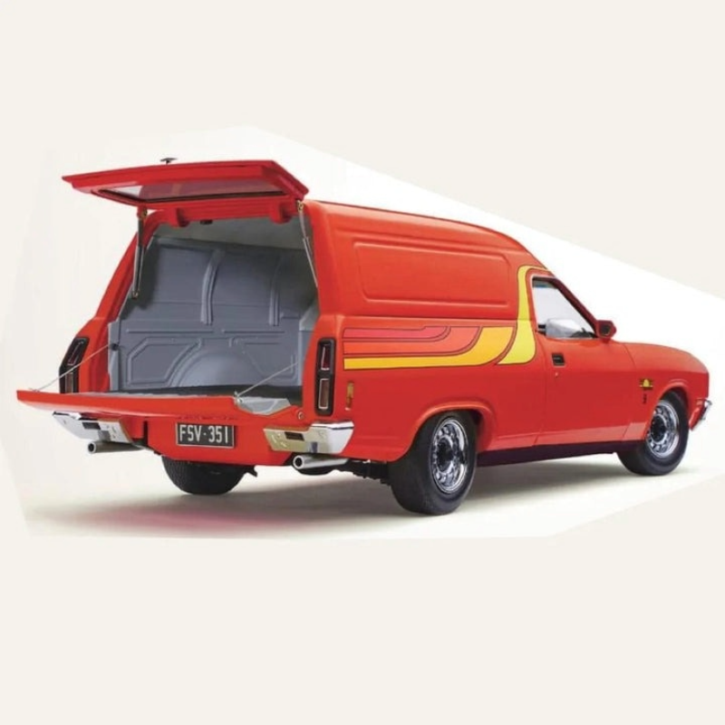 Classic Carlectables  Ford XC Panel Van Red Flame 118