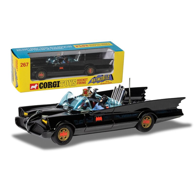 Corgi  Batmobile with Batman and Robin