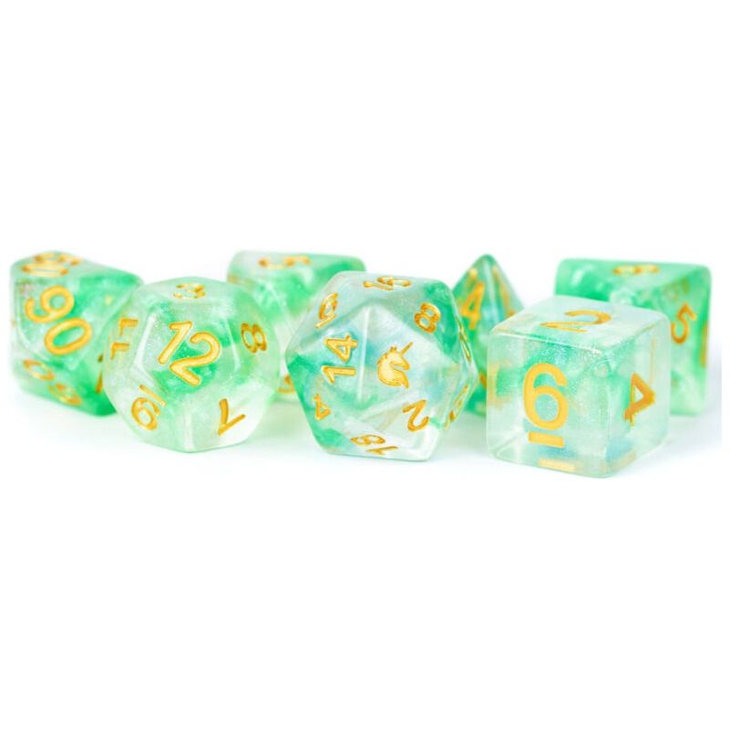 Dice  MDG  Unicorn Resin  Icy Everglades