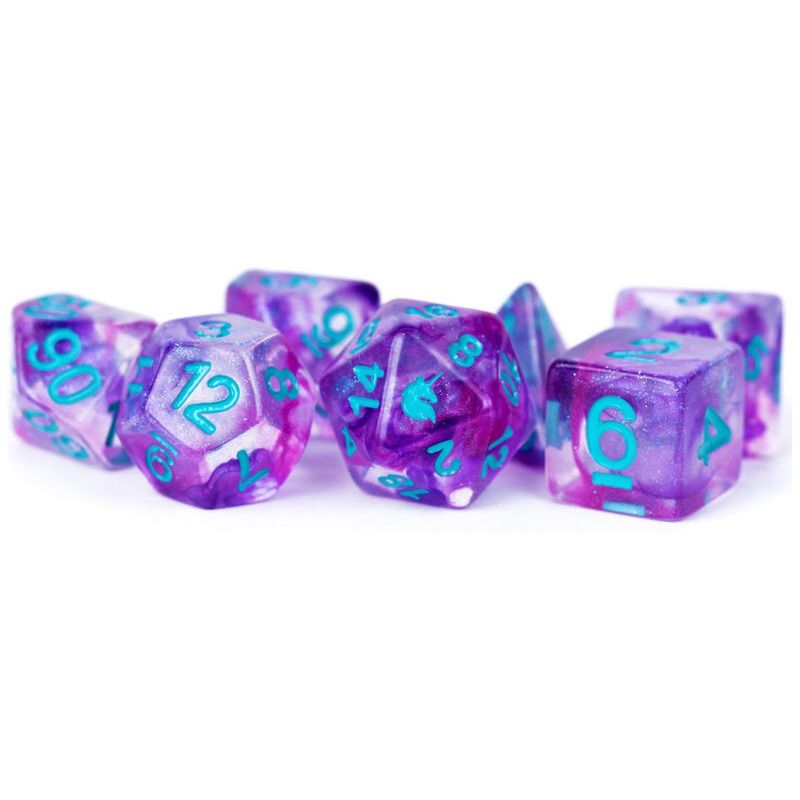 Dice  MDG  Unicorn Resin  Violet Infusion
