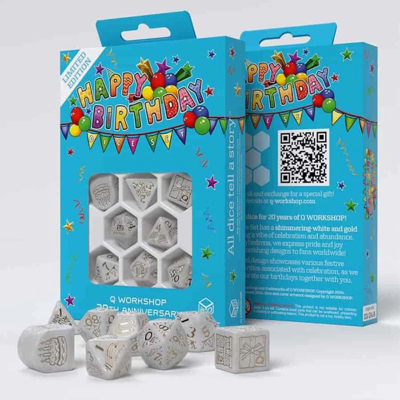 Dice  Q Workshop 20th Happy Birthday Set