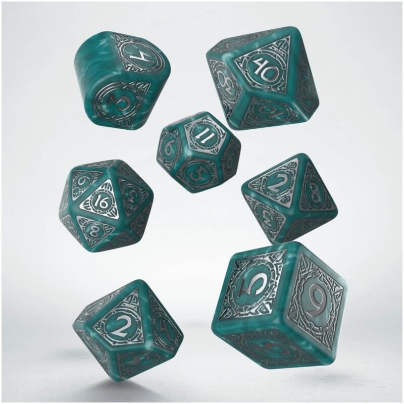 Dice  Q Workshop Viking Modern Mjolnir Dice Set 7