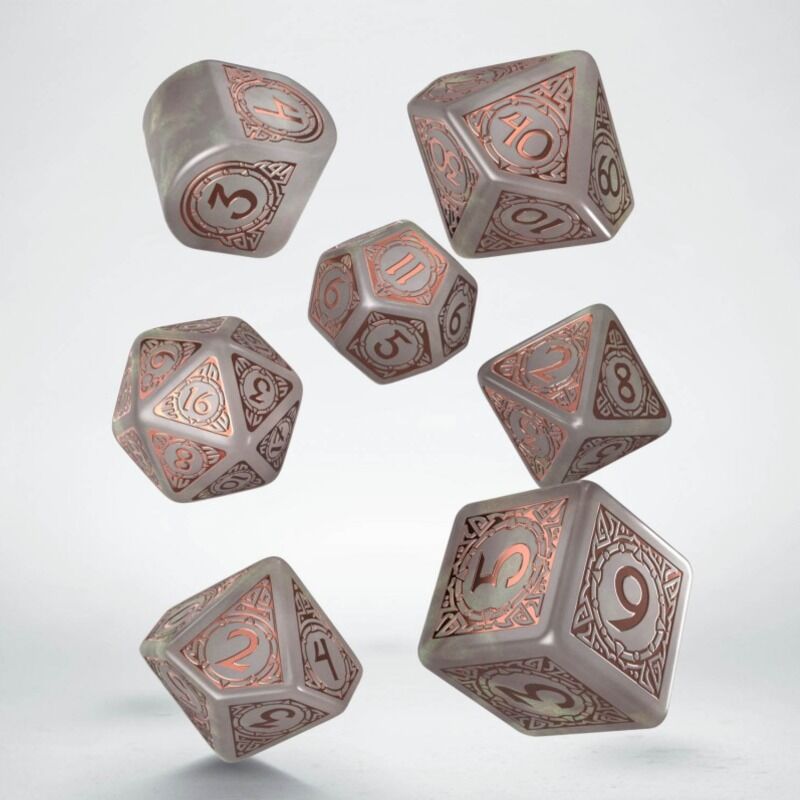 Dice  Q Workshop Viking Modern Niflheim Dice Set 7