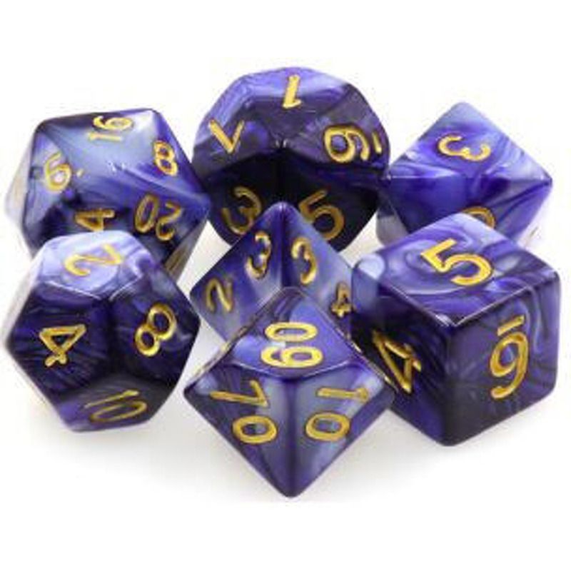 Dice  TMG  Sorcerous Storm Dark PurpleWhite Fusion
