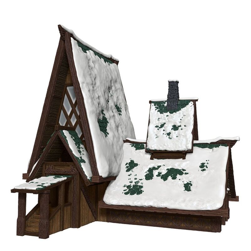 Dungeons andamp Dragons Icewind Dale Rime of the Frostmaiden The Lodge Papercraft Set