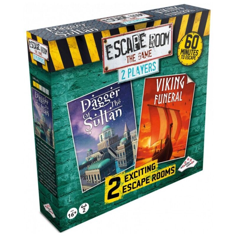 Escape Room The Game 2 Players  Dagger Of The Sultan and Viking Funeral