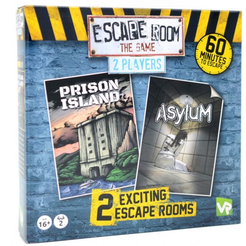 Escape Room the Game  2 Player  Prison Island and Asylum