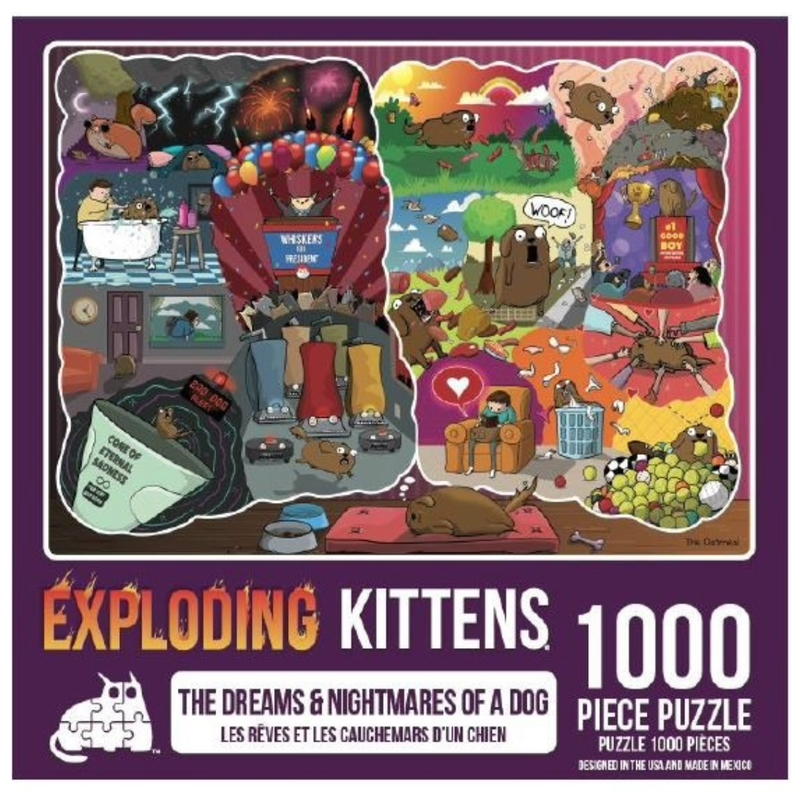 Exploding Kittens Puzzle  The Dreams andamp Nightmares of a Dog