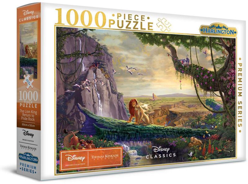 Harlington Thomas Kinkade Disney The Lion King Return to Pride Rock