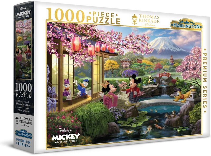Harlington  Thomas Kinkade Disney Mickey and Minnie in Japan