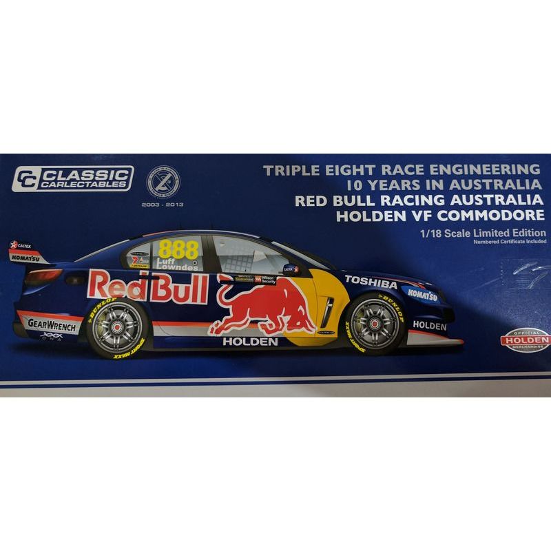 Holden VF Commodore Redbull   888 Engineering 10 years   LuffLowndes