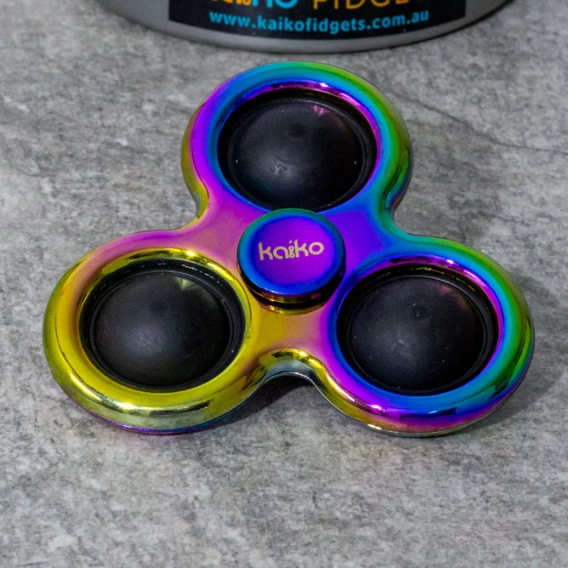 Kaiko  Pop It Metal Oil Slick Spinner strong resistance
