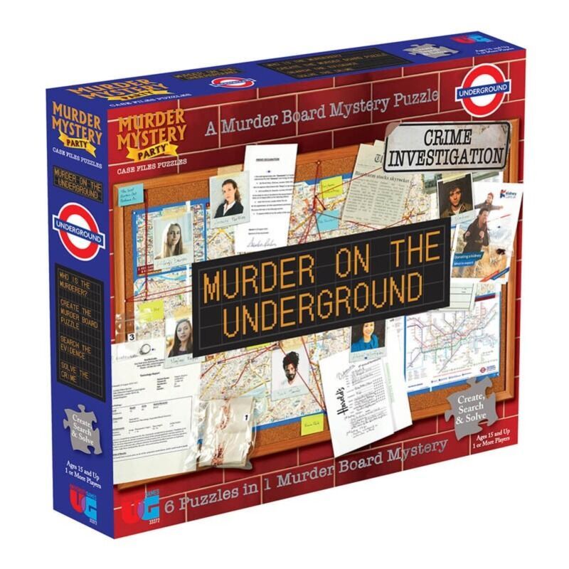 Murder Mystery Case Files  Murder on the Underground Puzzle
