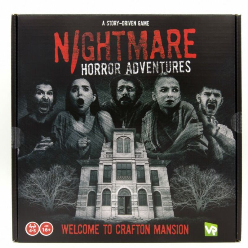 Nightmare Horror Adventures: Welcome to Crafton Mansion, Board Game