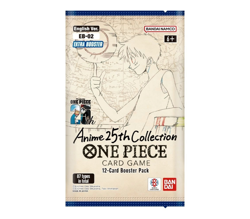 One Piece Card Game Extra Booster Pack andndash Anime 25th Collection EB02