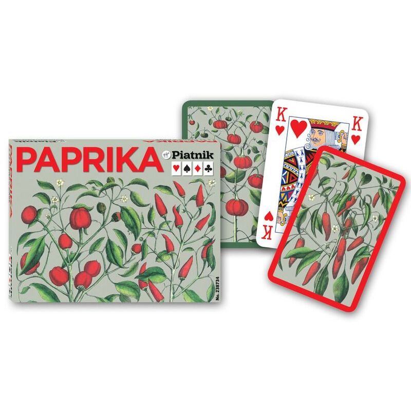 Piatnik  Playing Cards Bridge Double  Paprika