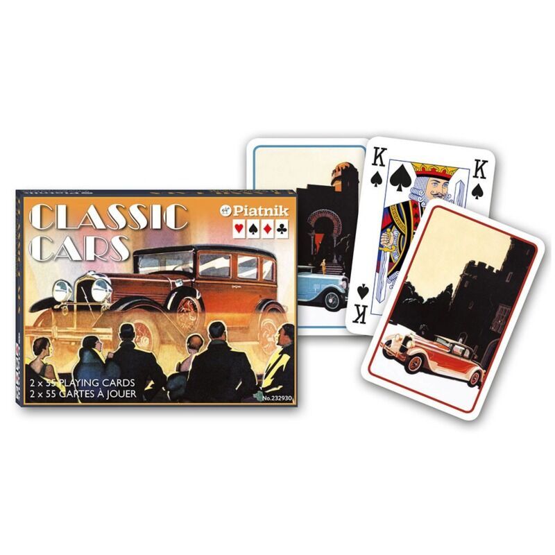Playing Cards  Double  Bridge Classic Cars