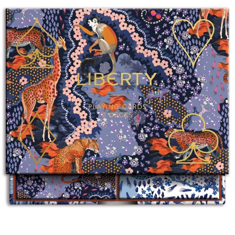 Playing Cards  Double  Galison Liberty London Maxine