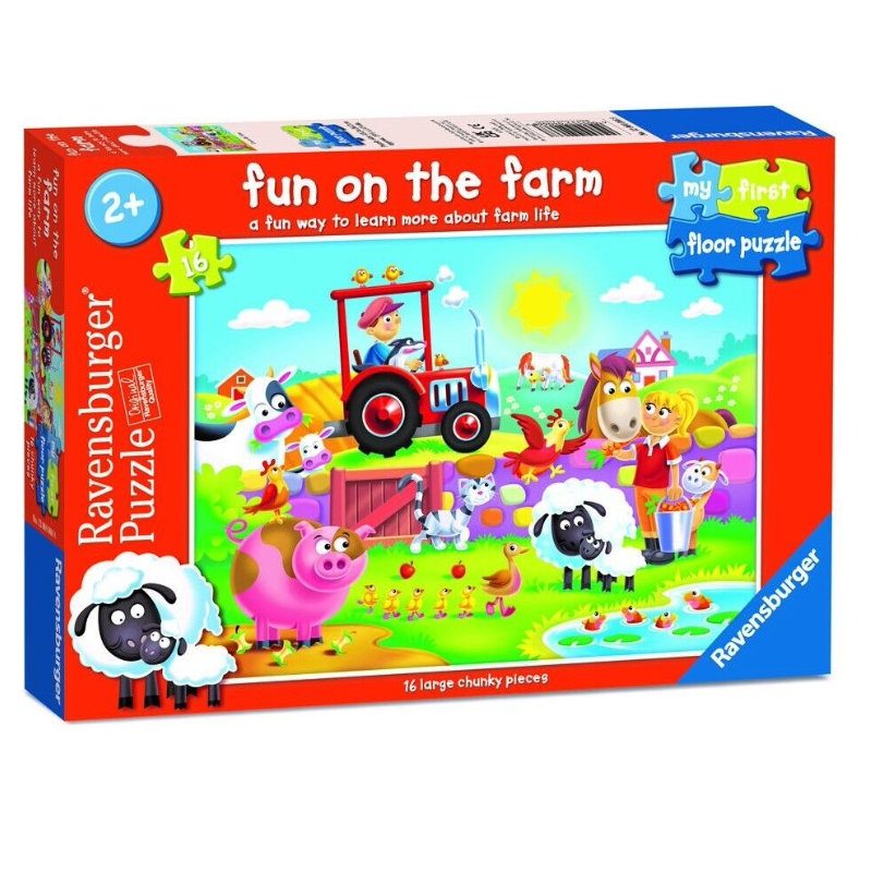 Ravensburger  Fun On The Farm First Floor Puzzle