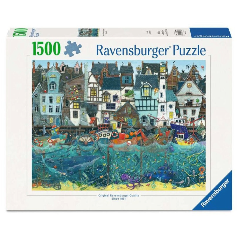 Ravensburger  Harbour of Wonders A Bustling Fantasy port