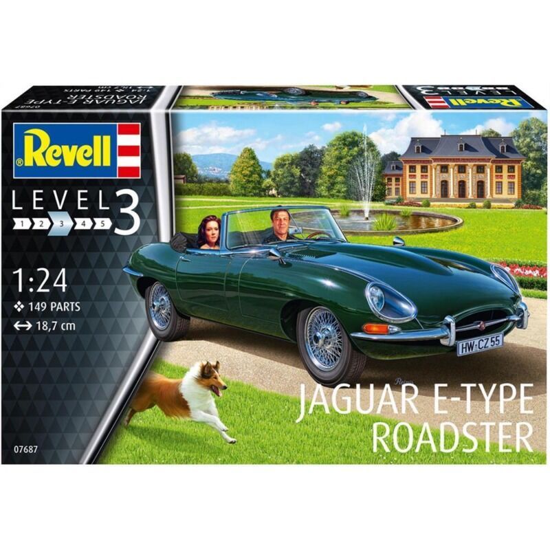 Revell  Jaguar EType Roadster 172 Starter Set